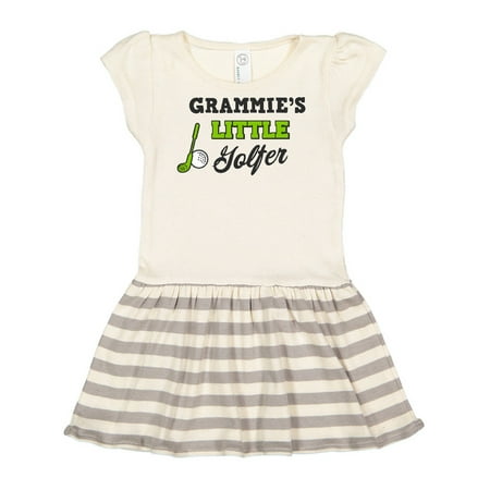 

Inktastic Grammies Little Golfer with Golf Club and Ball Gift Toddler Girl Dress