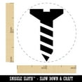 thumbnail image 2 of Flat Head Screw Self-Inking Rubber Stamp Ink Stamper - Purple Ink - Medium 1 Inch, 2 of 7