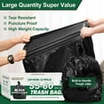 thumbnail image 4 of 55-60 Gallon Black Trash Bags 120 Count - 40''x53'' Extra Large 50+ Gallon Garbage Bags,Unscented Strong Huge Can Liners for Construction Industrial Yard Outdoor Commercial, 4 of 6