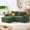 Green, variant on Modular Sectional Pull Out Sofa Bed,6-in-1 Convertible Loveseat Sleeper Sofa couch with Independent Extendable Seats,Dark Gray