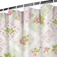 thumbnail image 3 of Pioneer Flower Floral Print Pattern Shower Curtain 84"x72", Bathroom Decorative Shower Curtain Set with 12 Hooks, Waterproof Washable, 3 of 6
