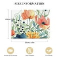 thumbnail image 2 of COMIO Flowers Canvas Prints Wall Art Decor Watercolor Modern Artwork Yellow White Red Wildflower Pictures 2 Panels Wood Grain Framed Floral Paintings for Bathroom Living Room Bedroom Office Kitchen, 2 of 5