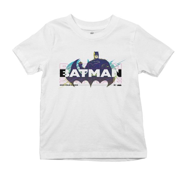 Playera Fan Army Talla 4 Batman Your Power playera manga corta blanco