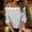 #003-Gray, variant on Craaazy Christmas Shirts for Women Off Shoulder Tops Christmas Print Fluffy Fuzzy Neck Long Sleeve Xmas Shirt Gifts