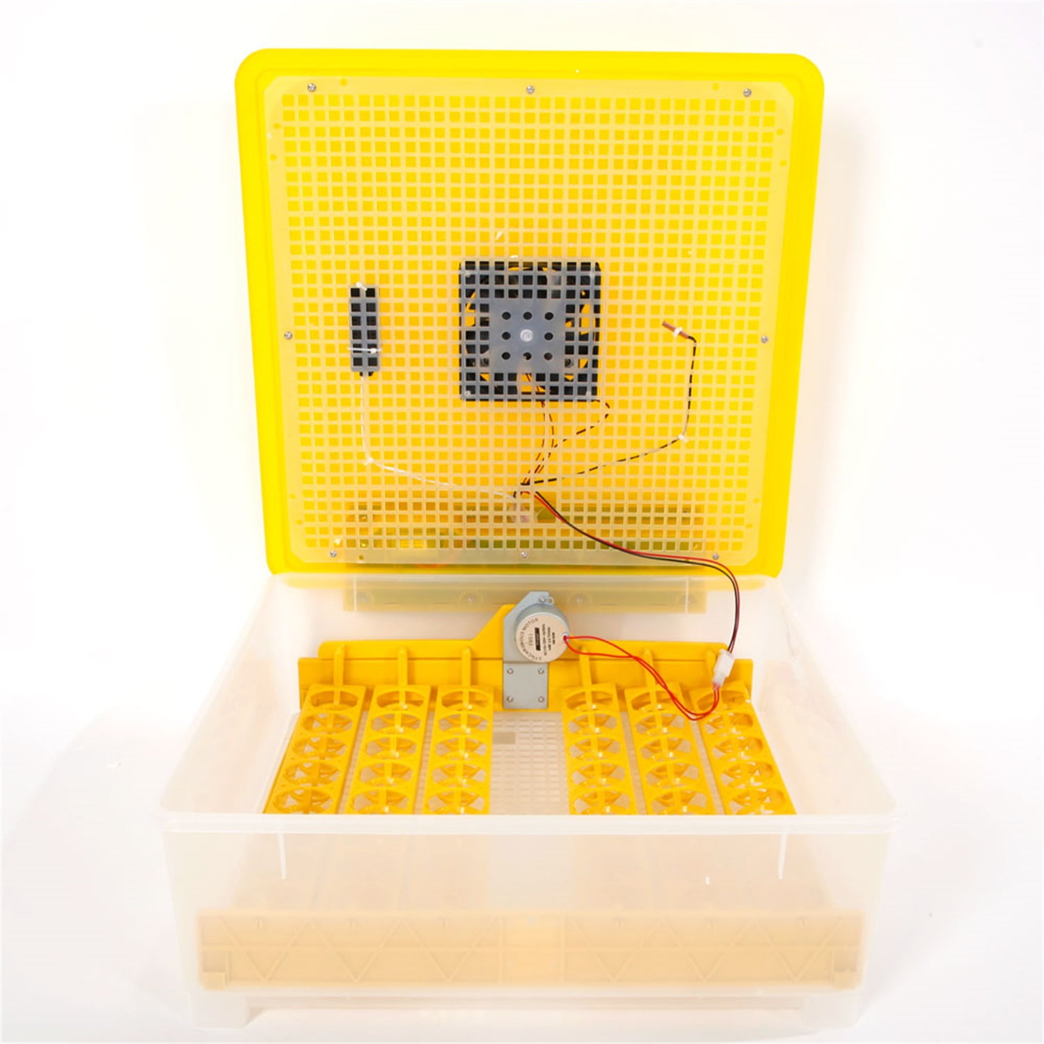 Pefilos Automatic Poultry Incubator for Chicken Eggs 48-Egg Practical Fully (US Standard), Yellow Pefilos Automatic Poultry Incubator for Chicken Eggs 48-Egg Practical Fully (US Standard), Yellow