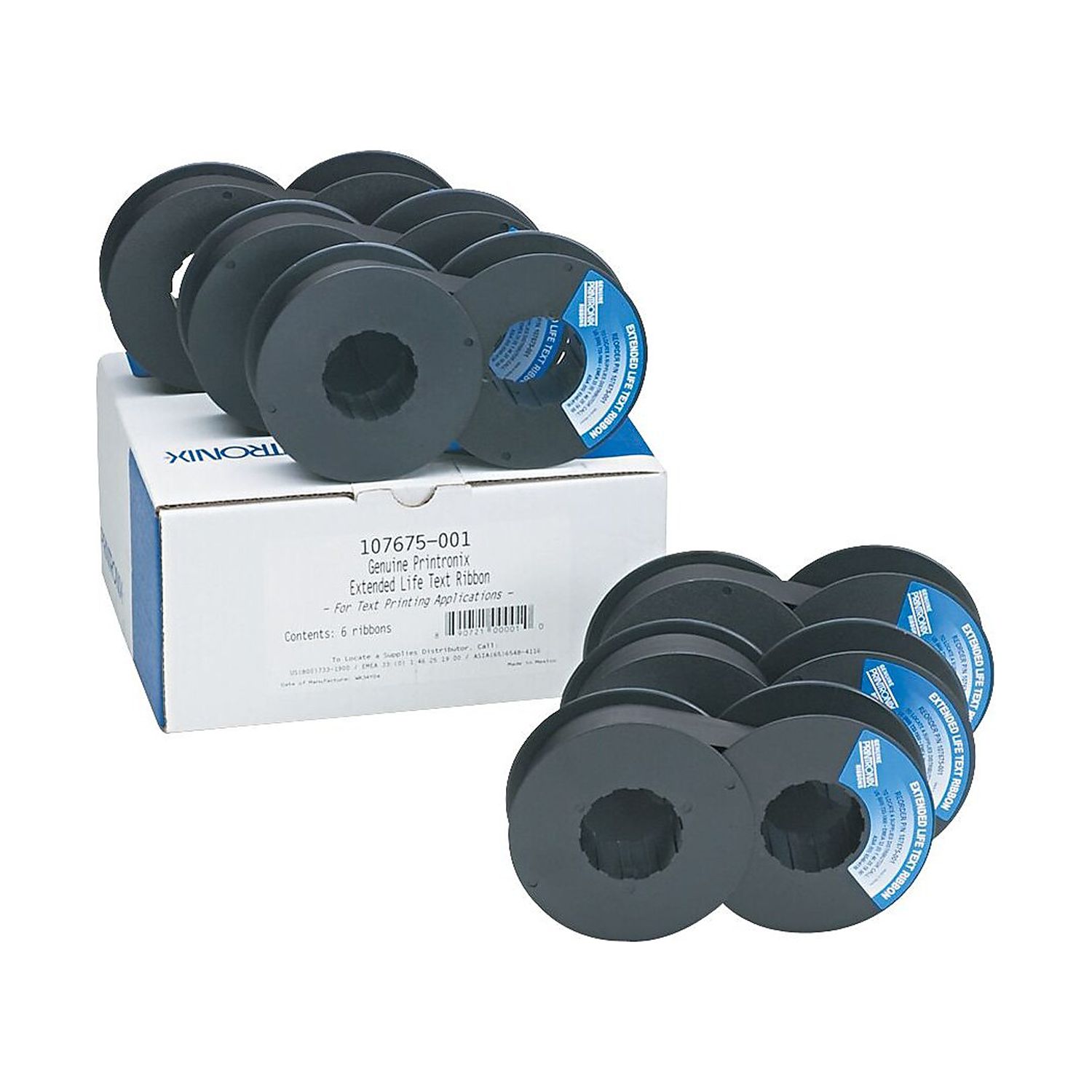 Printronix – 6 – black – 1 in x 180 ft – print ribbon – for Line Matrix P4280, P5000LJ 1000, P5000LJ 1500, P5000LJ 500, P5005, P5010, P5205, P5215 Sansujyuku sansujyuku.com