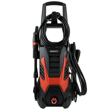 Pressure Washer Electric Powered With 1000 - 2000 PSI and 1.35-5GPM By Stalwart (Power Washer For Cleaning Driveways, Patios, Decks, Cars and More)