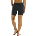 thumbnail image 2 of ToBeInStyle Women's Premium Cotton/Spandex Blend High Waisted Biker Bermuda Shorts, 2 of 6