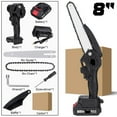 thumbnail image 1 of 8 Inch Brushless 88VF Electric Chain Saw Mini Chainsaw Rechargeable Wood Cutter Pruning Garden Power Tool For 18V Battery, 1 of 7