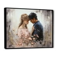 thumbnail image 2 of Designart "love Landscape Loves Whispers II" Romantic Landscape Floater Framed Canvas Art Print, 2 of 7