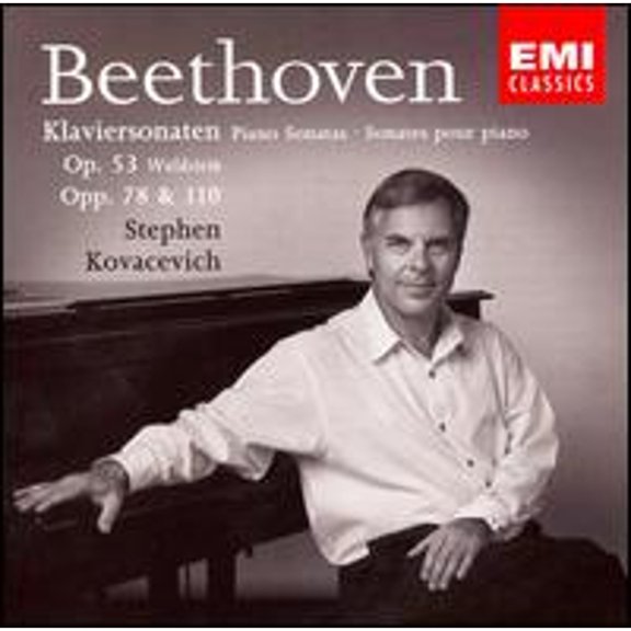 Pre-Owned Beethoven: Piano Sonatas, Opp. 53 "Waldstein", 78 & 110 (CD 0077775489620) by Stephen Kovacevich (piano)