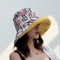thumbnail image 5 of Sombrero de pesca de doble cara para mujer, con circunferencia de 56-58 cm, protector solar de verano para exteriores, 5 of 5