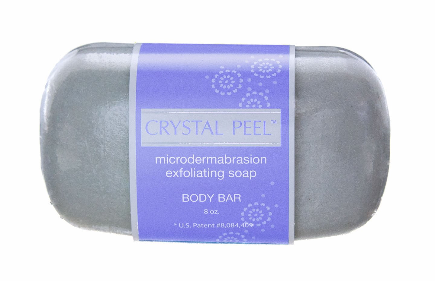 Crystal Peel Lavender Microdermabrasion Exfoliating Soap Body Bar, 8
