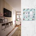 thumbnail image 5 of Yayeee Rocker Switch Wall Plate 1-Gang 4.6"x2.9" Home Decorative Outlet Cover, Ice Hockey, 5 of 6