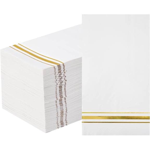 20-Pack Paper Napkins, 13 x 15.7 Inch Large Disposable Dinner Napkins for Everyday Meals, Parties, and Family Gatherings, Soft & Absorbent Bulk Napkins