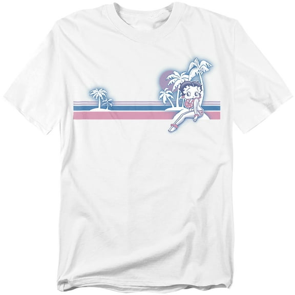 Betty Boop T-Shirt Reto Surf Band Unisex Graphic Tee For Men & Women
