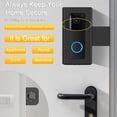 thumbnail image 2 of Nuevo soporte antirrobo para timbre de puerta con vídeo parpadeante para seguridad del hogar, sin taladro, sin bloqueo del Sensor de timbre, 2 of 5