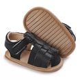 thumbnail image 2 of FDDMis Baby Shoes Boys Size 4 Shoes School Shoes for Boys Walking Shoes Baby Black Toddler Girl Shoes Girls Shoes Size 9 Little Girls Black Shoes, Black 6-12 Months, 2 of 9