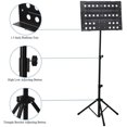 thumbnail image 2 of Folding Music Stand Portable Metal Sheet Music Stand Stand Lightweight, 2 of 3
