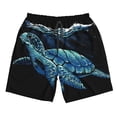 thumbnail image 5 of Goofa Ocean Turtle Printed Mens Swim Trunks Summer Quick Dry Short Beach Swimwear Bathing Suits-, 5 of 9