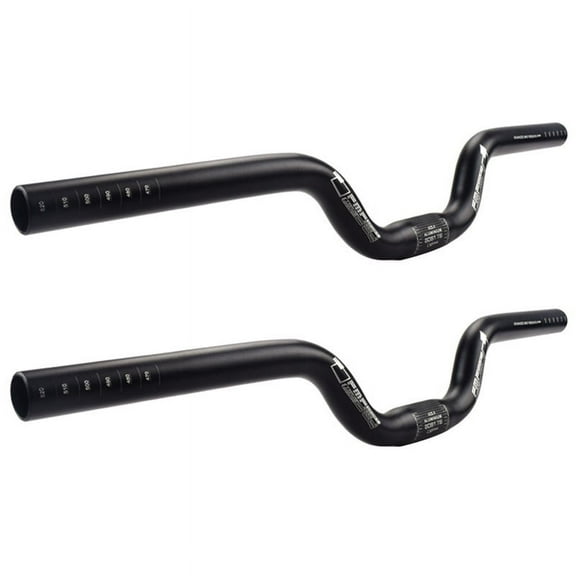 2X Bike Handlebar Aluminum Alloy 25.4mm Folding Riser for