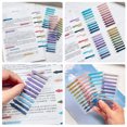 thumbnail image 2 of 1200/2400Pcs Colorful Label Writable Sticker Reading Notes Bookmarks Labelling Sticker for Page Marking, 2 of 9