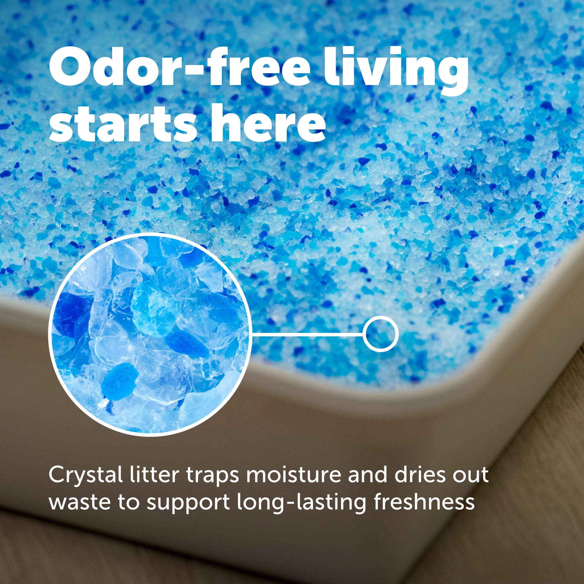 PetSafe ScoopFree Premium Fresh Crystal Cat Litter, 10 lb Bag, Odor Control Lasts Up to 2.5 Months