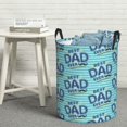 thumbnail image 5 of Goofa Best Dad Ever Printed Circular Hamper,Laundry Basket with Handles,Storage Baskets Foldable,Large Capacity Laundry Hamper-, 5 of 8