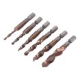 thumbnail image 3 of Perceuse à Robinet, Perceuse à Robinet 135 Degrés 6 Pcs Acier Haute Vitesse pour Aluminium, 3 of 8