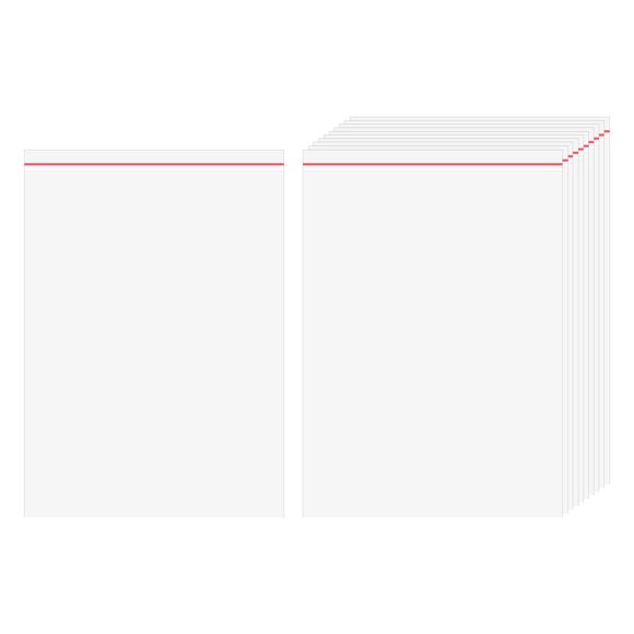 200 Pcs Small Plastic Bags, 6.7 x 4.7 Clear Zip Seal Lock Poly Bags