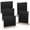 thumbnail image 1 of MasteelfCA SUPVOX 5 Sets Tabletop Chalkboard Signs with Wood Stands Double-Sided Mini Message Signs for Party Banquet Wedding, 1 of 8