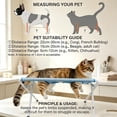thumbnail image 3 of Dog Bath Hammock with Frame, 2026 New Pet Hammock for Grooming (Pink) | 2-in-1 Foldable Pet Grooming Bed with Breathable Mesh Sling and Frame for Nail Trimming, Bathing, Haircuts & Pet Care(Gray), 3 of 6