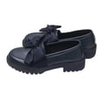 thumbnail image 6 of Xucatan Women's Patent Leather Loafers, Metal Buckle Embellished Slip On Shoes with Thick Sole, Round Toe Casual Business Footwear, Versatile Plus Size Design for Spring Summer Daily Gift, 6 of 9