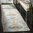 thumbnail image 3 of SAFAVIEH Soho Savannah Wool Area Rug, Light Blue/Multi, 3'6" x 5'6", 3 of 10