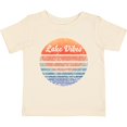 thumbnail image 3 of Inktastic Lake Vibes Distressed Retro Sunset Boys or Girls Baby T-Shirt, 3 of 5