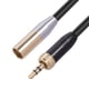 thumbnail image 2 of Cable de MicróFono de Audio Rosca Interna 3.5MM Macho a MINI XLR 3PIN Cable Adaptador para CáMara SLR Cable de Audio, 2 of 5