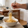 thumbnail image 4 of Outdor Metal Spaghetti Comb Server Stainless Steel Pasta Fork & Lifter Unique Kitchen Utensil For Cooking & Serving, 4 of 6