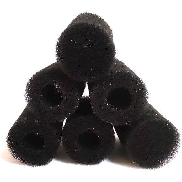 shiyou-Aquarium Filter Intake Foam for Aquaclear Sponge Filter Fish Tank Aqueon Quietflow 50 (Pack of 6)