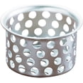thumbnail image 1 of Sink Protector For Crumb Cup Design, Durable Construction, Chrome Finish Adds A Stylish Look To Your Kitchen Or Bathroom, Easy Installation Stainless Steel Basin Sink Strainer Hair Catcher, 1 of 5