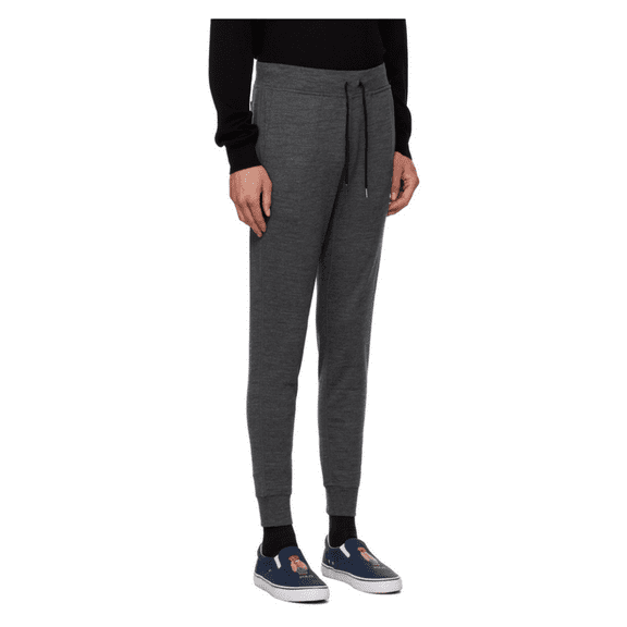 $268 Polo by Ralph Lauren Drawstring Sweatpants Lounge Pants Wool DK Gray size M