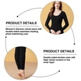 thumbnail image 3 of Thermal Underwear for Women Long Johns Women with Fleece Lined, Base Layer Women Cold Weather Top Bottom,XXL，G121609, 3 of 5