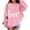 Rose, variante sur Chandail en Molleton Imprimé Cœur pour Filles, Coupe Ample Col Rond Manches Longues avec Design Amour, Chemise Décontractée en Coton Doux pour Filles Tout-Petits, Plusieurs Couleurs Disponibles pour Usage Quotidien Rouge