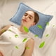 thumbnail image 5 of Par de fundas de almohada de terciopelo de doble cara | Modelo Caramelo | Terciopelo de leche acolchado espesado | Spandex de nailon suave y cálido | 2 Piezas | 74x48cm | Blanco Rosa Gris Verde, 5 of 7