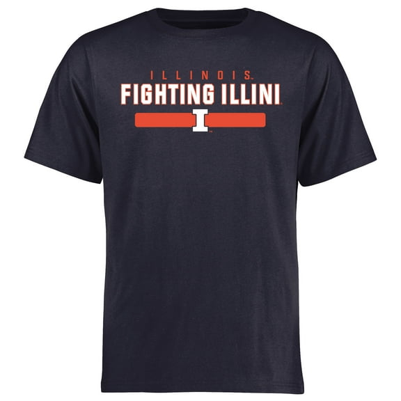 Men's Navy Illinois Fighting Illini Team Strong T-Shirt