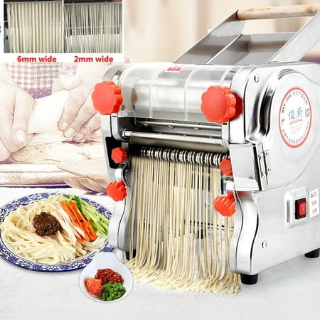 110V 750W 220 Automatic Electric Pasta Machine Maker Press Noodles Dumpling Skin Machine Producing  ,Noodle wide