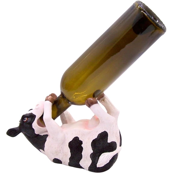 Wowser Brands Farmhouse Cow Countertop Wine Rack