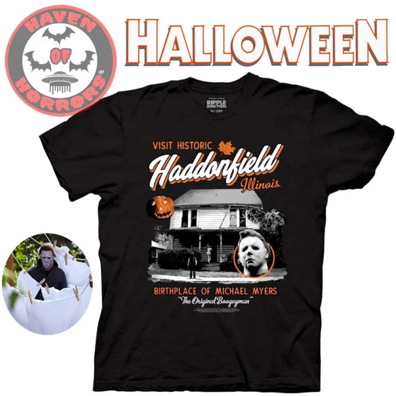 RARE Halloween Historic Haddonfield T-Shirt