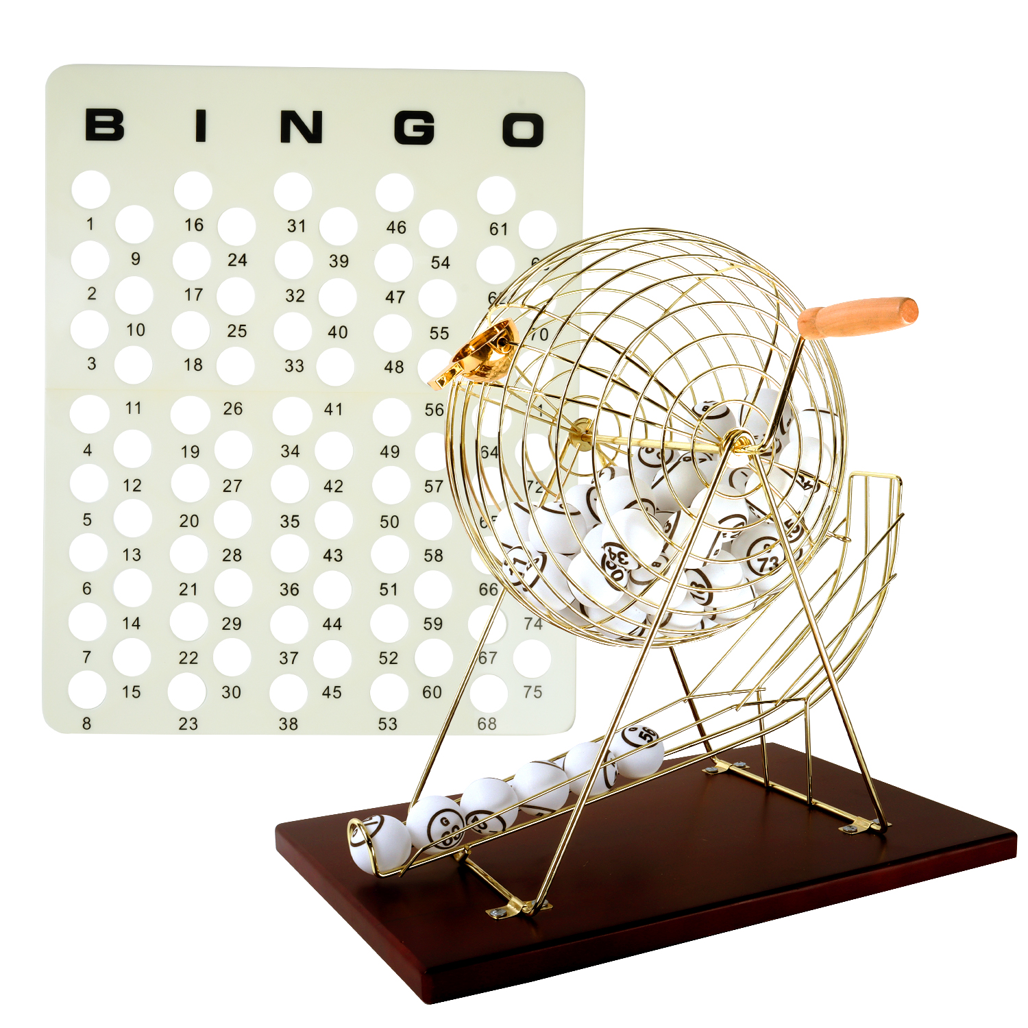 GSE Games & Sports Expert Deluxe Bingo Cage Game Set with Extra Large