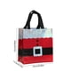 thumbnail image 3 of Bolsa de regalo navideña | Bolsa reutilizable de tela no tejida | Diseño con estampado festivo | 23 x 21 cm | Envase para dulces y pequeños regalos, 3 of 5
