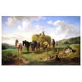 thumbnail image 1 of Great BIG Canvas | Rolled Hermann (1808-1889) Kauffmann Poster Print entitled The Hay Harvest, 1869, 1 of 4